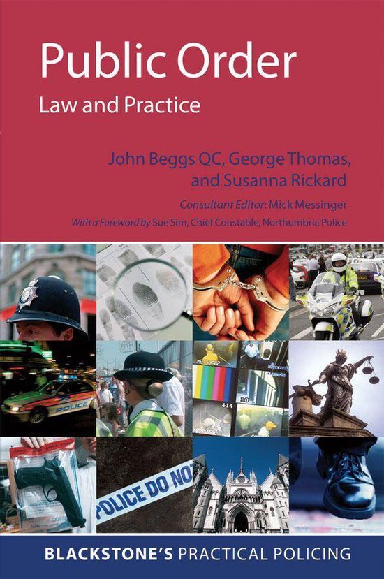 Blackstone's Practical Policing - Public Order: Law and Prac ... - cover