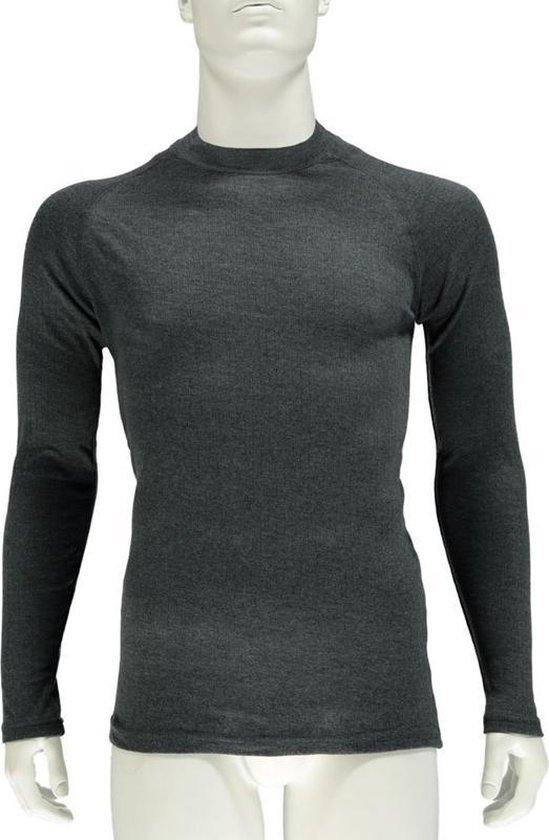 Chemise Thermo manche longue gris anthracite pour homme M anthracite
