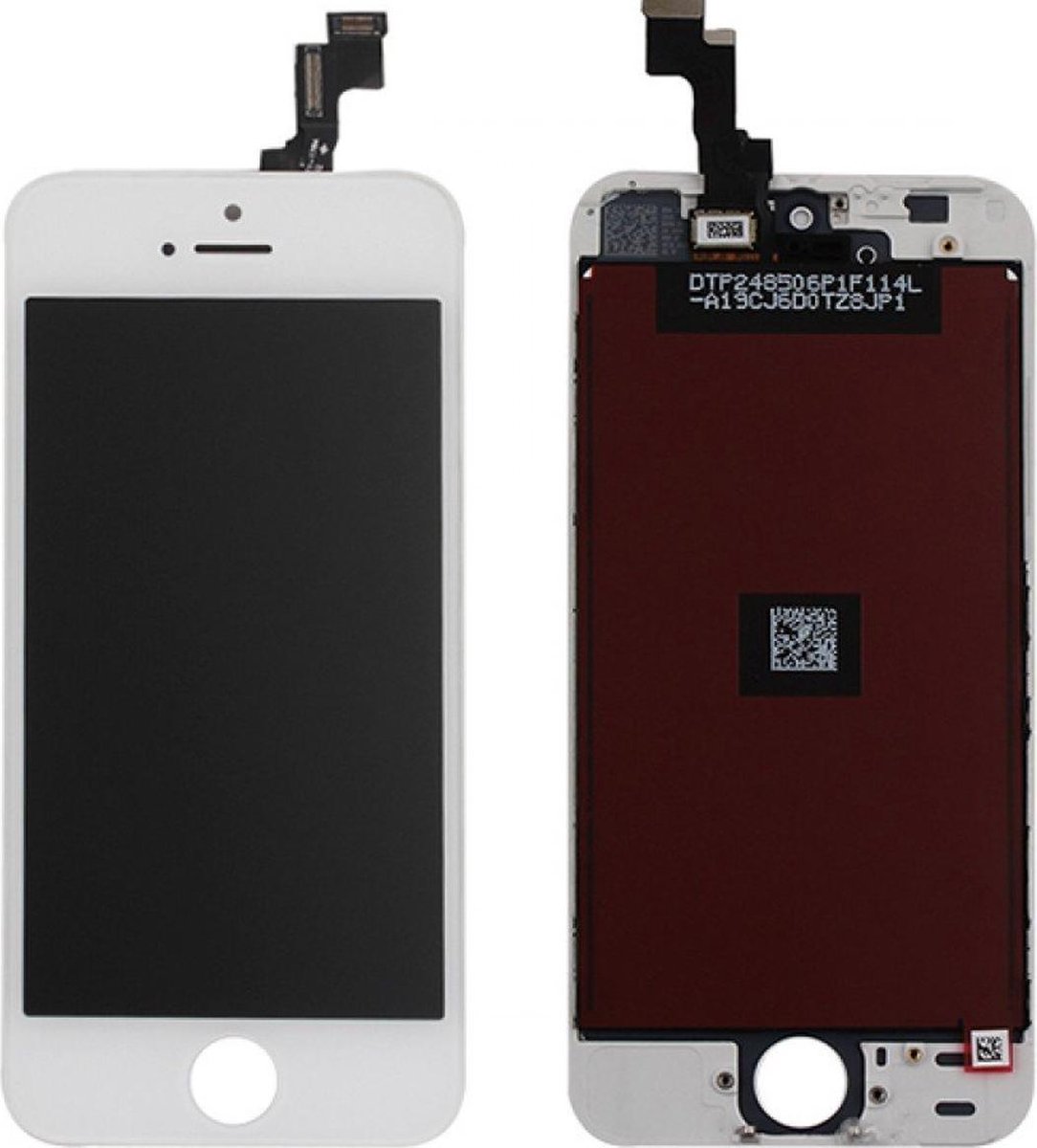 Geschikt voor de iPhone 5s scherm wit compleet