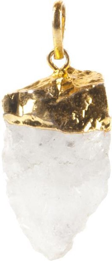 Pendentif Cristal de Roche Naturel Brut - 6 cm | bol