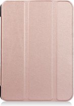 Shop4 - Geschikt voor iPad 9.7 (2017/2018) Hoes - Smart Book Case Rosé Goud
