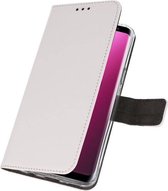 Wallet Cases Hoesje voor Galaxy S9 Wit
