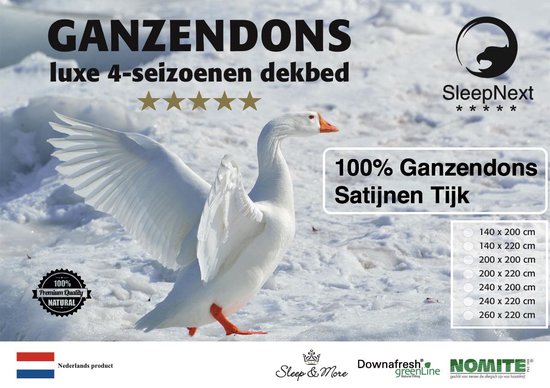 Hoofdkussen Dons - 100% Ganzendons | Dekbed Discounter