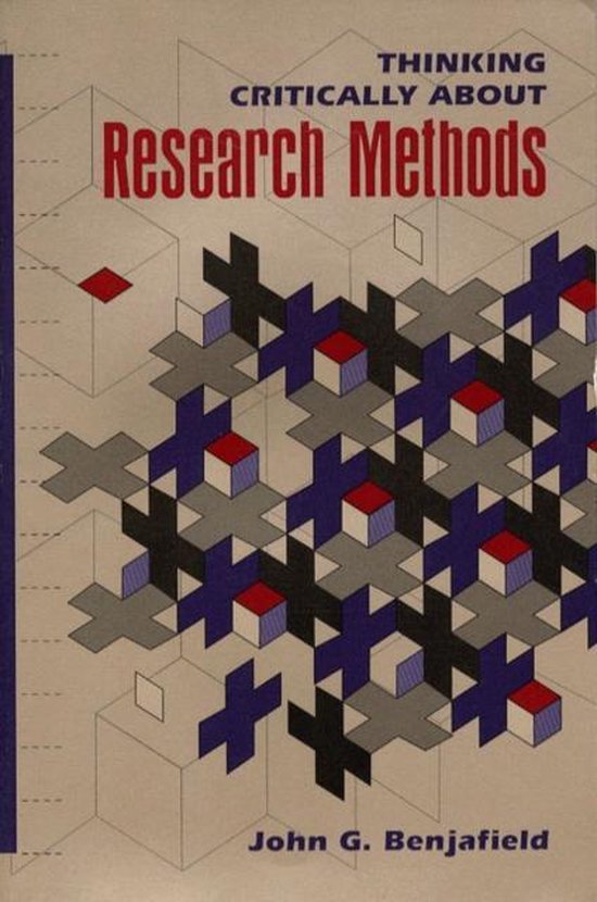 Thinking Critically About Research Methods - cover