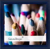 SecaDesign Tours Fotolijst - Fotomaat 30x30 cm - Blauw