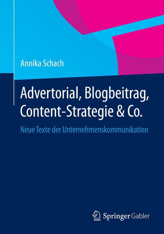 Business and Economics (German Language) - Advertorial, Blog ... - cover