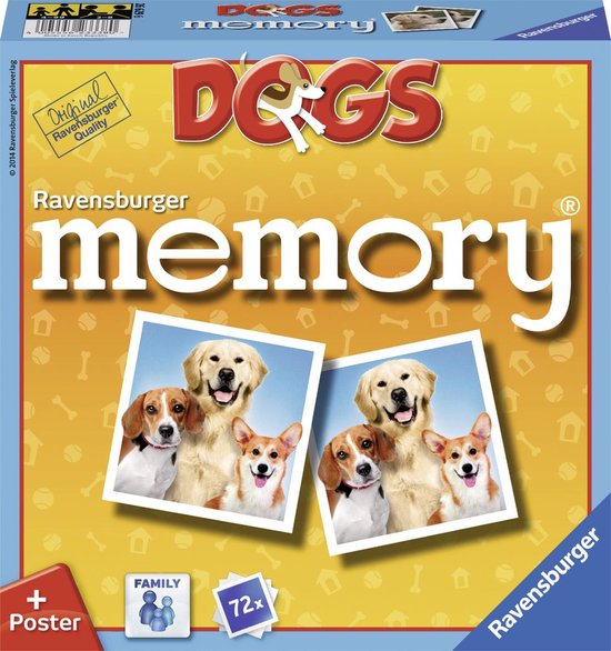 Family memory Dogs Kinderspel Games