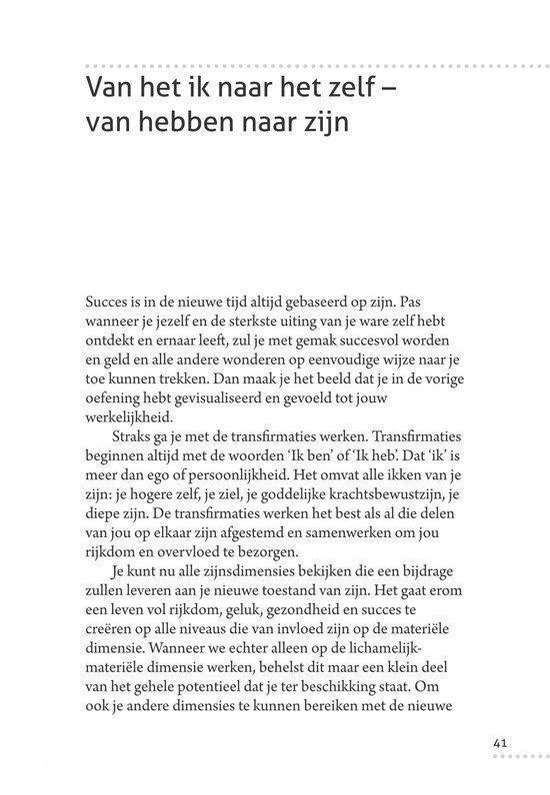Hoofdstukstartpagina 'Van het ik naar het zelf – van hebben naar zijn'. Behandelt succes en transformaties.