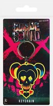 SUICIDE SQUAD - Rubber Keychain - Harley Quinn Skull