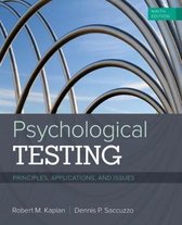  TEST BANK FOR PSYCHOLOGICAL TESTING PRINCIPLES, APPLICATIONS, AND ISSUES, 9TH EDITION, ROBERT M. KAPLAN, DENNIS P