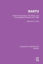 Linguistic Surveys of Africa - Bantu