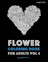 Flower Coloring Book For Adults Vol 4