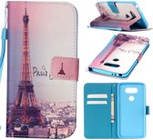 iCarer Eiffel tower print wallet case hoesje LG G5