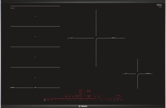 Plaque à induction Bosch de 90 cm avec Profils
