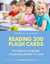 Reading 200 Flash Cards Portuguese Language Vocabulary Builder For Kids
