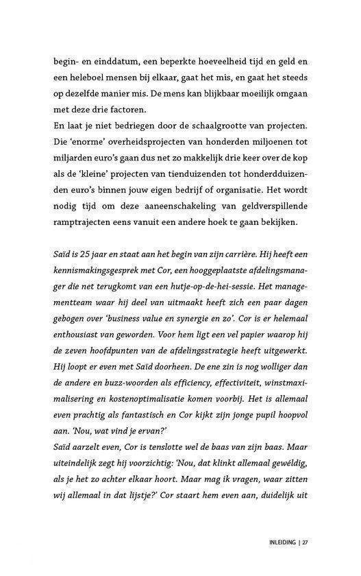 Het perfecte project