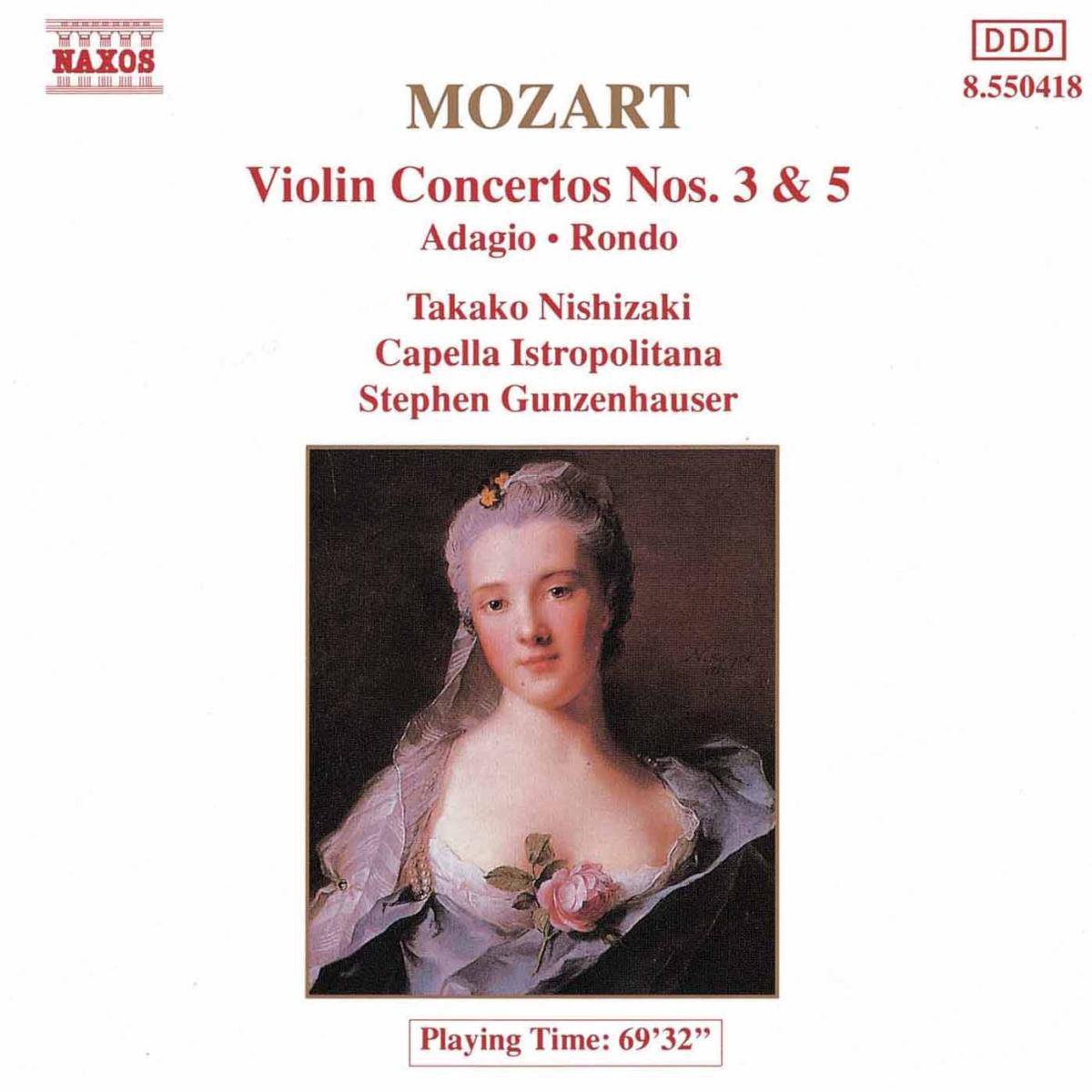 Takako Nishizaki - Mozart: Violin Concertos 3 & 5 (CD)
