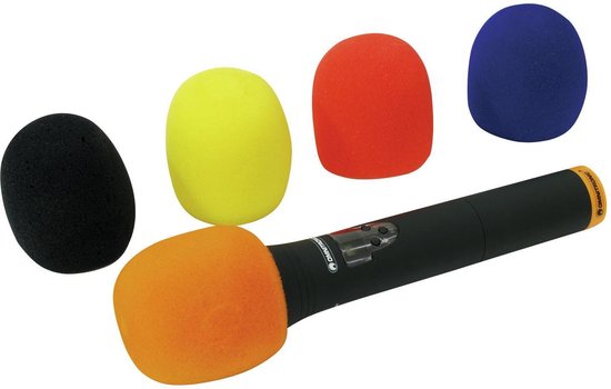 Moedig aan Thespian Of later Omnitronic microfoon Windkap - Plopkap - Plopfilter - Windshield - Set 5  kleuren | bol.com