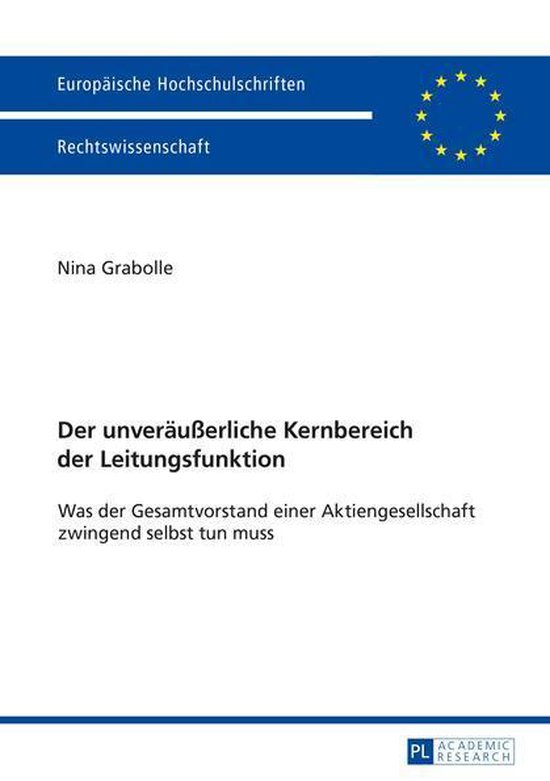 Europaeische Hochschulschriften Recht 5791 - Der unveraeuße ... - cover