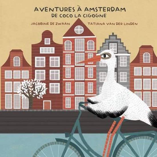 Aventures à Amsterdam de Coco la Cigogne - cover