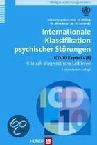 Internationale Klassifikation psychischer Störungen. ICD-10 Kapitel V (F). Klinisch-diagnostische Leitlinien