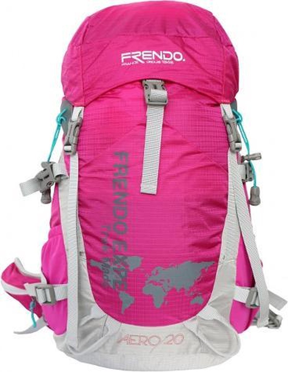 Frendo Aero 20 Hiking Backpack - Fuchsia/Grey