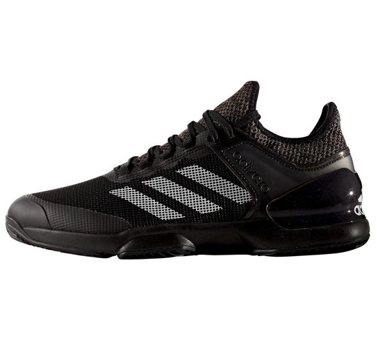 adidas Adizero Ubersonic 2 Clay Tennisschoenen - Maat 45 1/3 - Mannen -  zwart/wit | bol