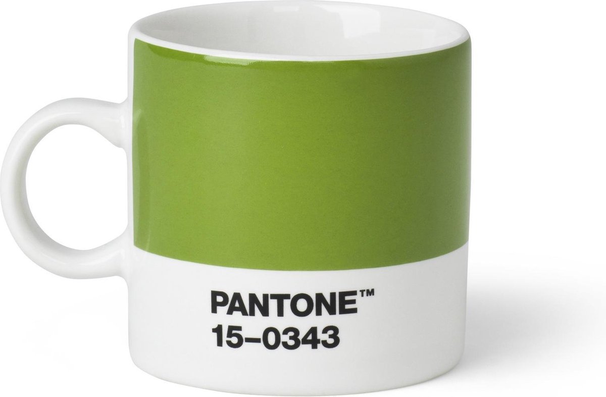 Pantone Espressobeker - Bone China - 120 ml - Green 15-0343