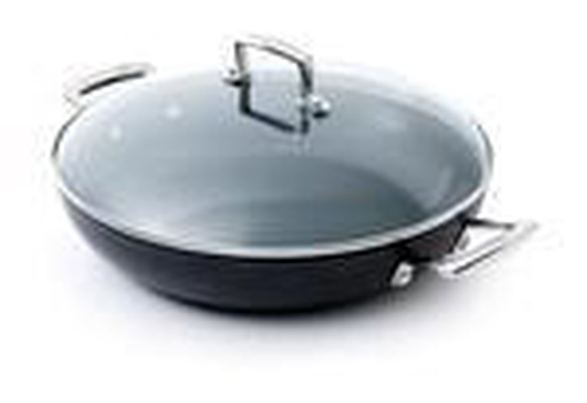Le Creuset sauteerpan/sauteuse, gietijzer, azuurblauw, 28 cm, 3,6 liter Le Creuset sauteerpan/sauteuse, gietijzer, azuurblauw, 28 cm, 3,6 liter