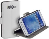 HC Wit Samsung Galaxy J5 Booktype Telefoonhoesje
