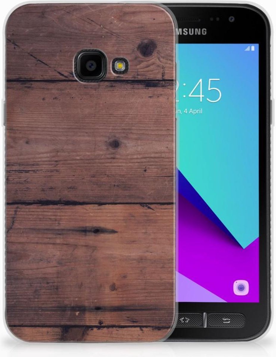 Samsung Galaxy Xcover 4 | Xcover 4s Bumper Hoesje Old Wood
