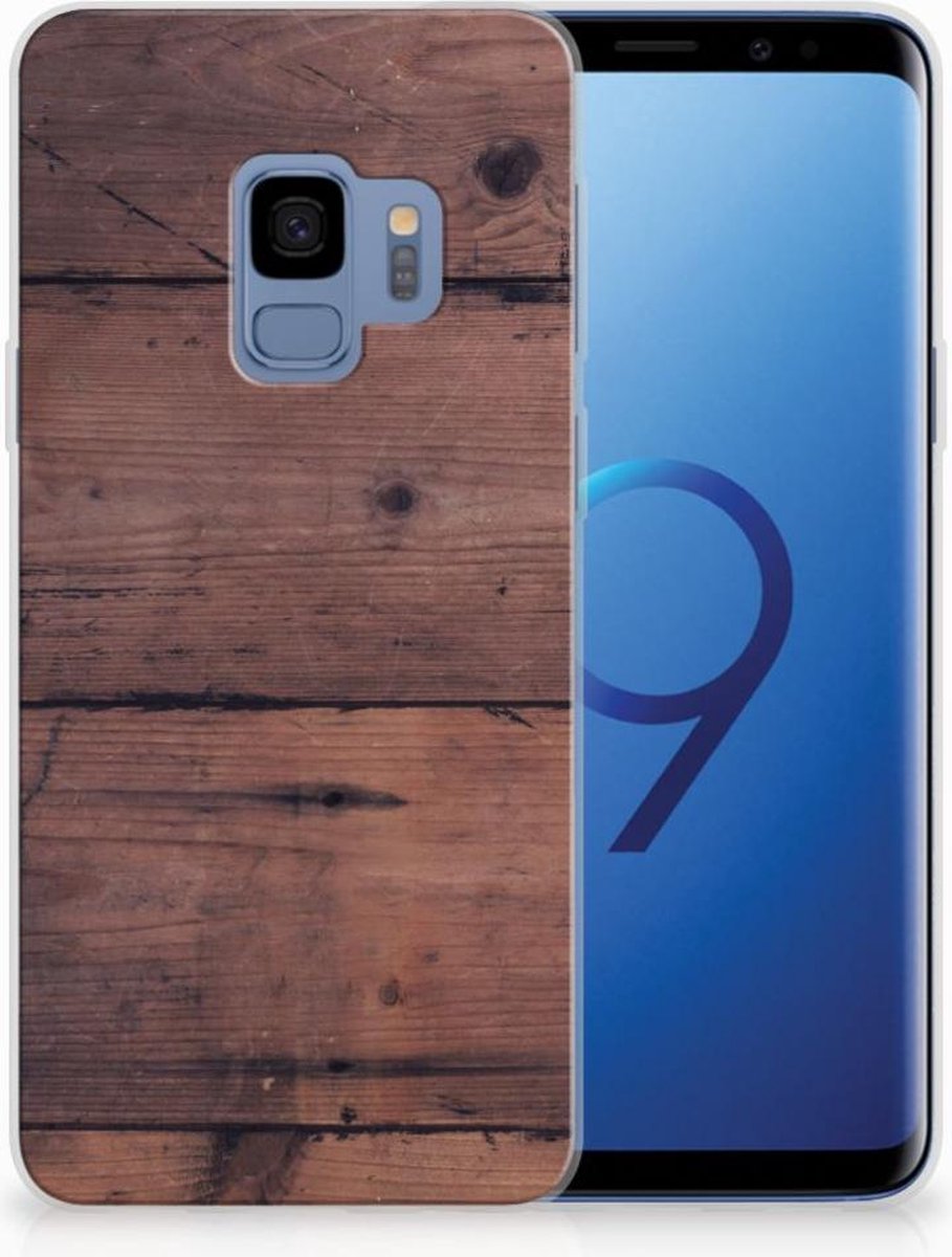 Samsung Galaxy S9 Bumper Hoesje Old Wood
