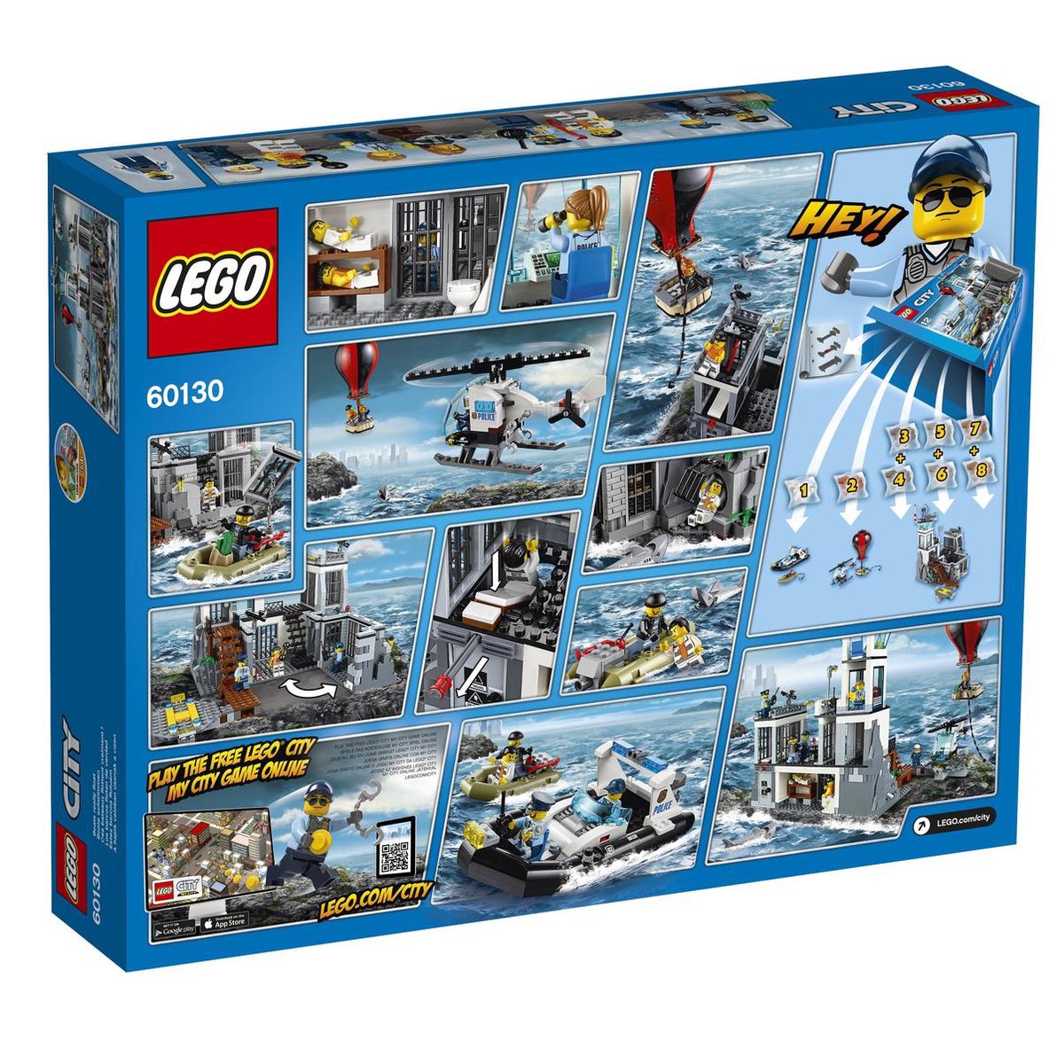 jam Geneigd zijn Grijpen LEGO City Gevangeniseiland - 60130 | bol.com