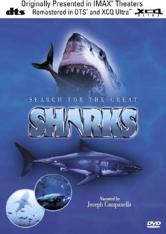 Cover van de film 'Search For The Great Sharks'