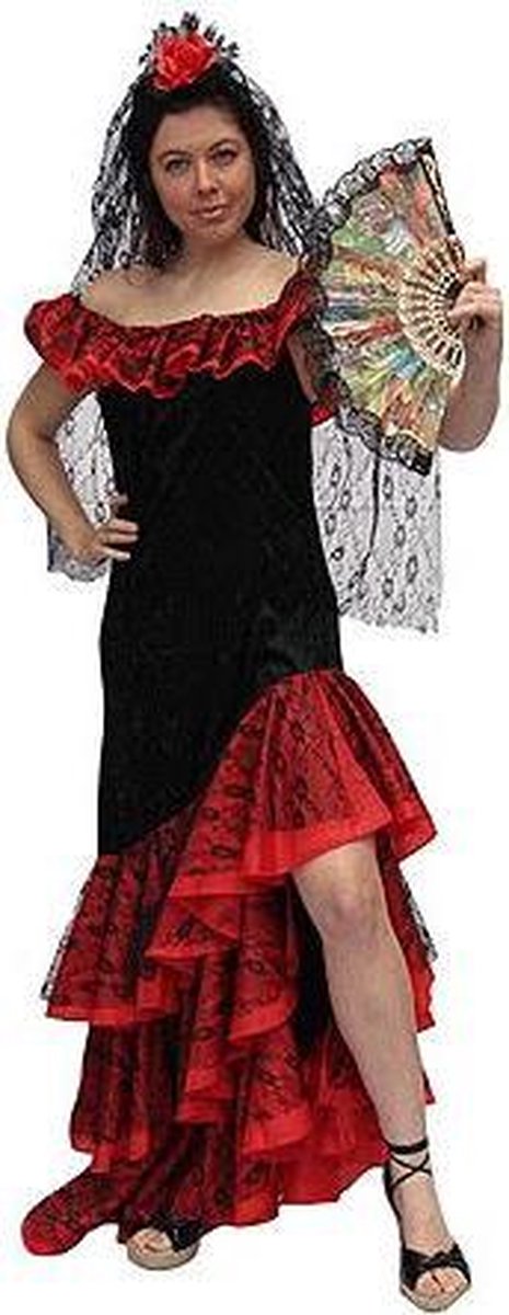Afbeelding van product Merkloos / Sans marque  Flamenco kostuum voor dames 42 (l)  - maat 42