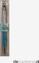 Miko Crystal Pen - Met stylus pen - Met leuke spreuk – Lieve Papa