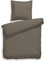 HeckettLane - Uni Puntini BW 135 Taupe Grey