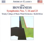 Trinity College Of Music Wind Orche - Hovhaness: Symphonies Nos. 7, 14, 23 (CD)
