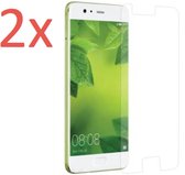 2 Stuks Huawei P10 Lite - Tempered Glass Screenprotector Transparant 2.5D 9H (Gehard Glas Screen Protector) - (0.3mm) (Duo Pack)