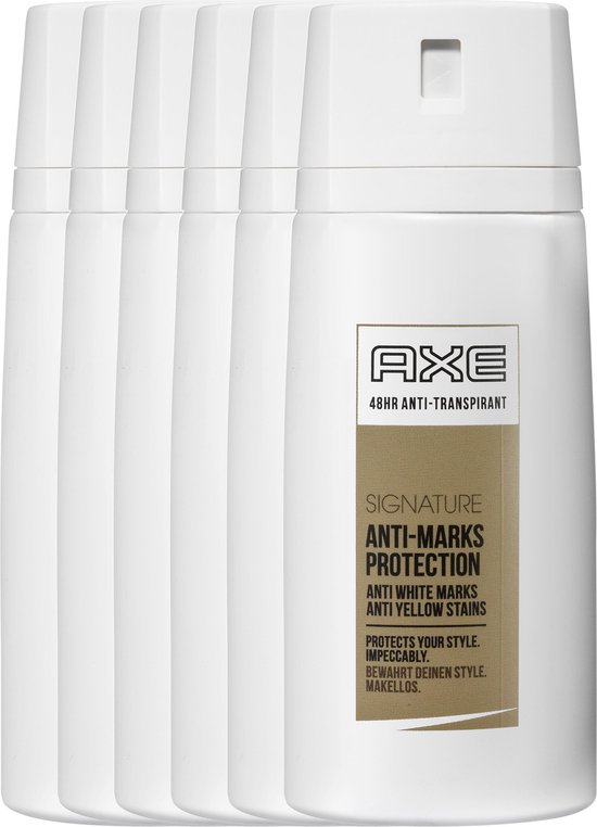 AXE Signature Anti-Transpirant Deodorant - 6 x 150 ml - Voordeelverpakking