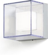 Konstsmide San Remo LED 6x1W flush square 14cm - 230V - 3000K - grijs/rook
