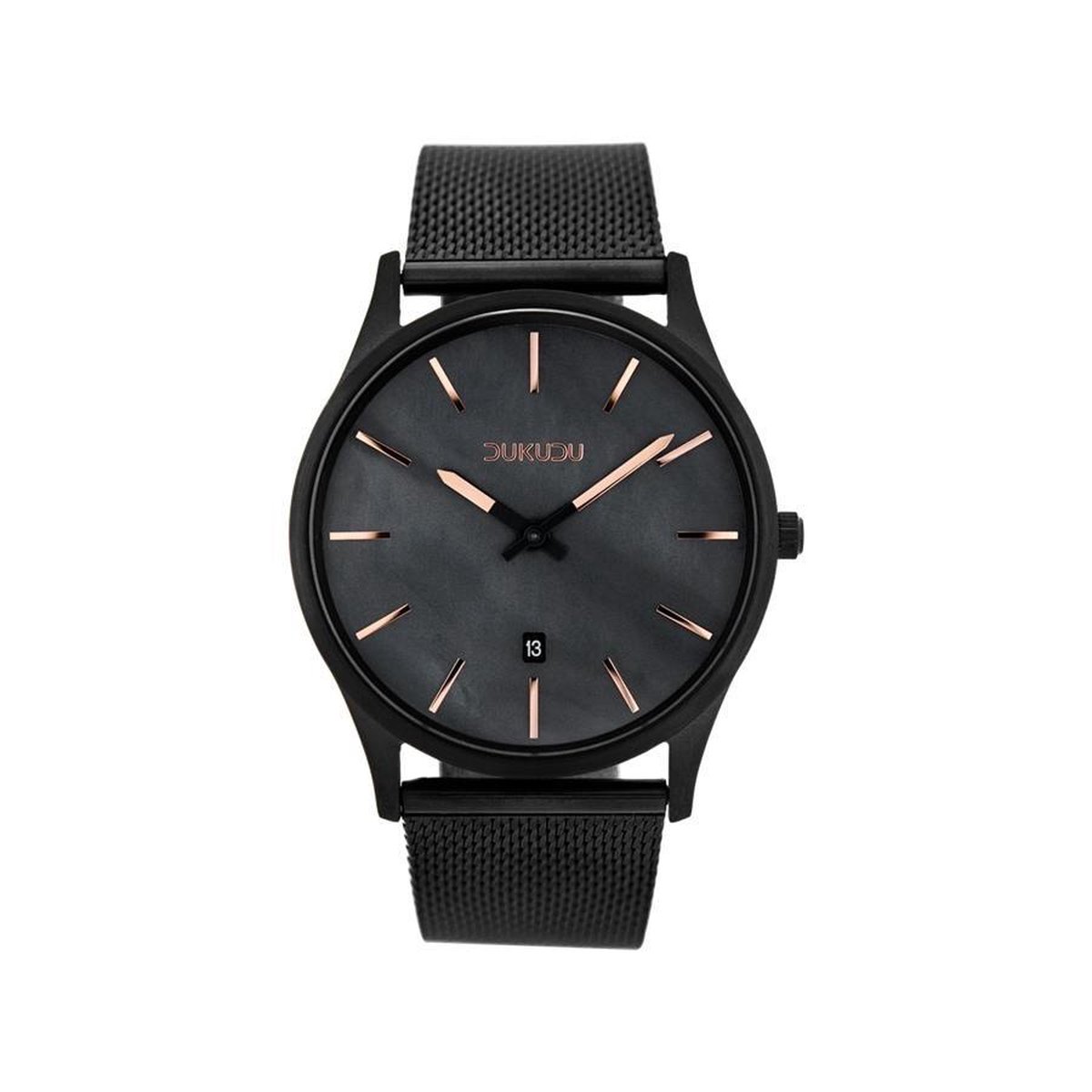 DUKUDU - Dagmar - Zwarte horloge - DU-104