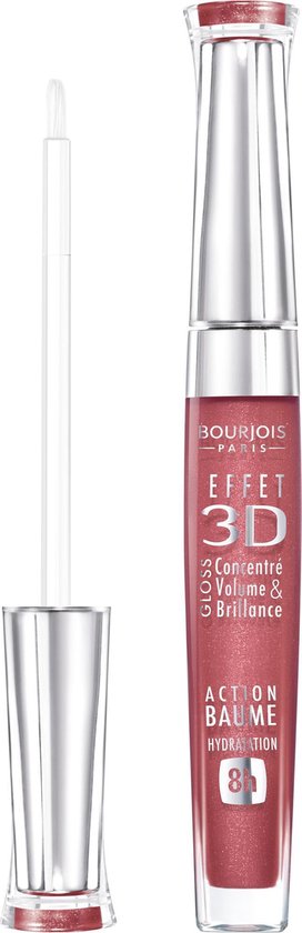Bourjois 3D Effet Lip Gloss 5,6 Ml In Rose Pacific – Durchsichtiger Glanz Für Volle Lippen