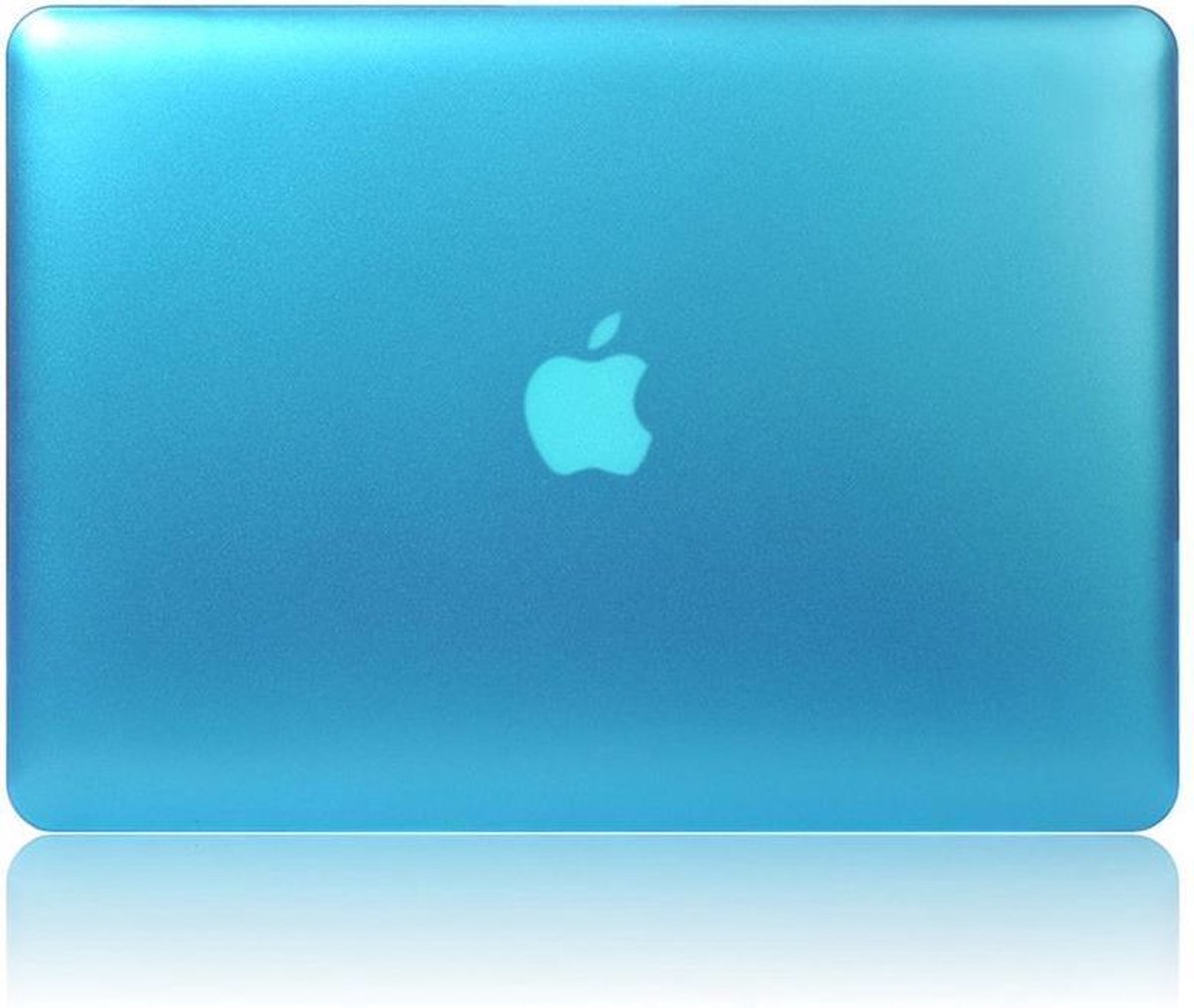 Laptop Cover voor MacBook Air 13 inch ( modellen t/m 2017) - Laptoptas - Metallic Hard Cover - Blauw