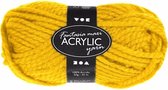 Bolletje geel maxi acryl wol/garen 35 meter - Breien en haken