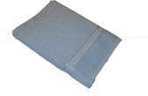 Handdoek 50x100 cm Uni Luxe lichtblauw - 6 stuks