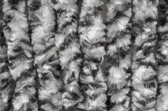 Arisol Vliegengordijn - 'kattenstaart' - 220x90 Cm - Grijs/Antraciet/Wit — afbeelding 2