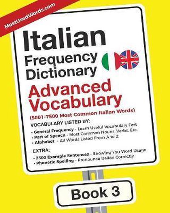 Italian-English- Italian Frequency Dictionary - Advanced Voc ... - cover