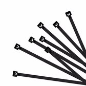 300x Kabelbinders zwart 150 x 3,5 mm - tiewraps