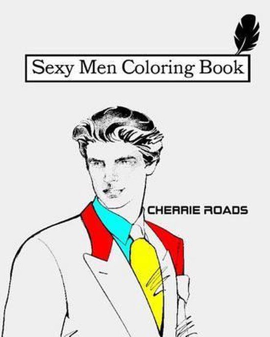 Sexy Men Coloring Book - cover